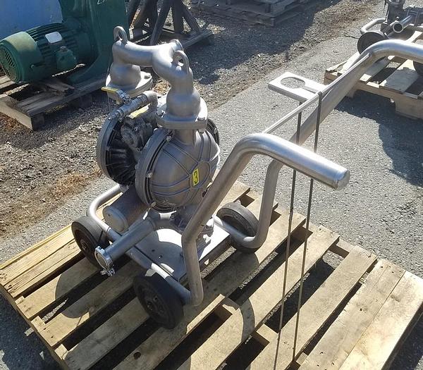 Used Pump, Diaphragm, 2", Yamada, S/st, 10" Diaphragm, 164 GPM, #S743287