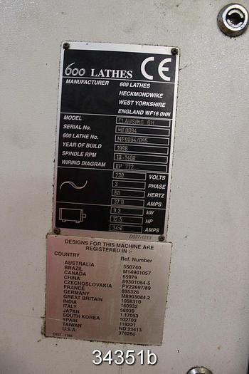 Used Colchester Lathe #34351