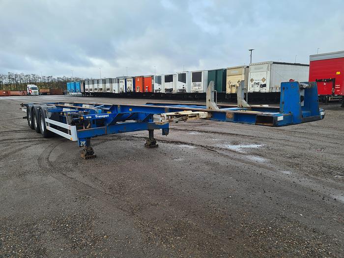 Used 2007 Pacton TXC339 Highcube Container chassis 40ft.