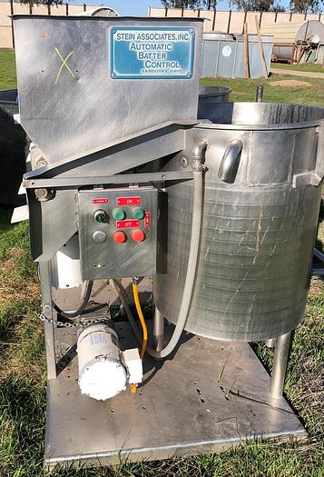 Used Breader, Batter Applicator, Dual Tank, 50 Gallon, Stein #S743563