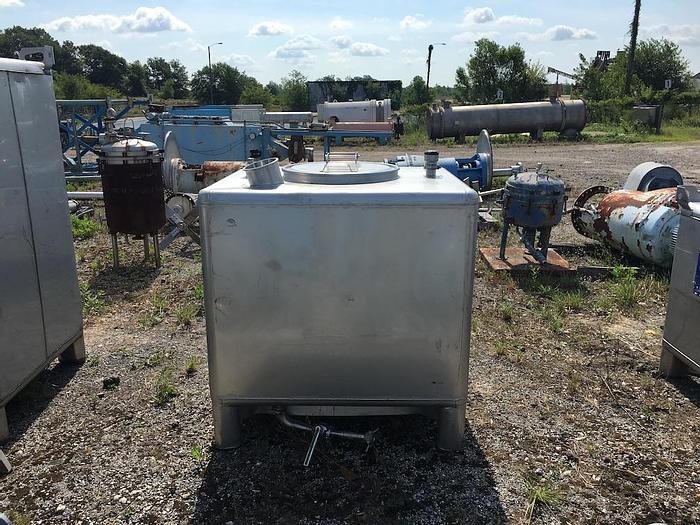 Used Used approximately 310 gallon stainless steel liquid tote