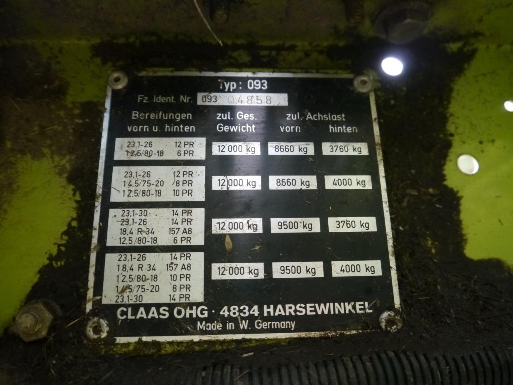 Used Claas Dominator 98 Maxi Combine Harvester