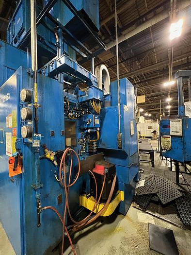 Used SAGINAW MACHINE SYSTEMS TWIN SPINDLE VERTICAL CNC TURNING CENTER
