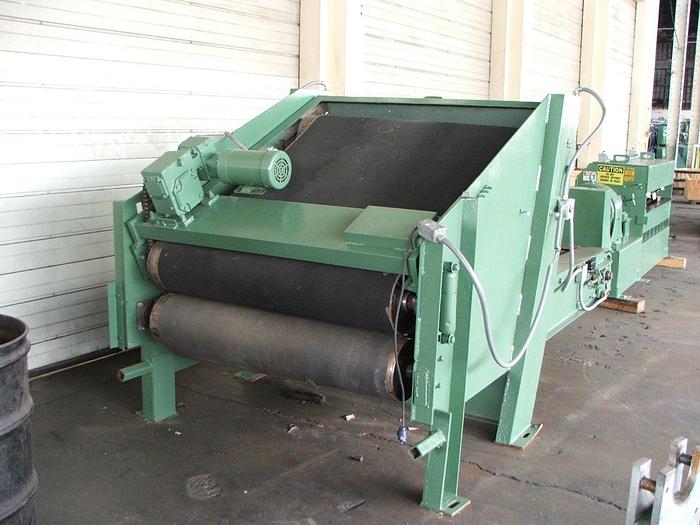 Used 48" MAREN SHREDDER WITH PINCH CONVEYOR