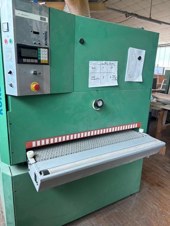Gebraucht Kündig Breitbandschleifmaschine Duplex 1100