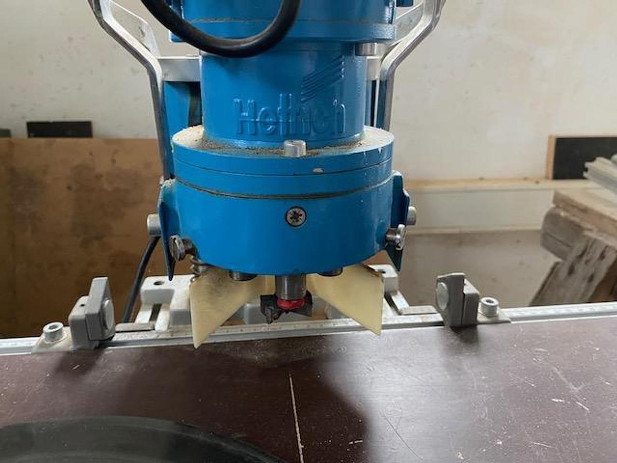 Gebraucht Topfbandbohrmaschine Blue Max mini Bohrmaschine in kompakter Bauweise mit Handhebel