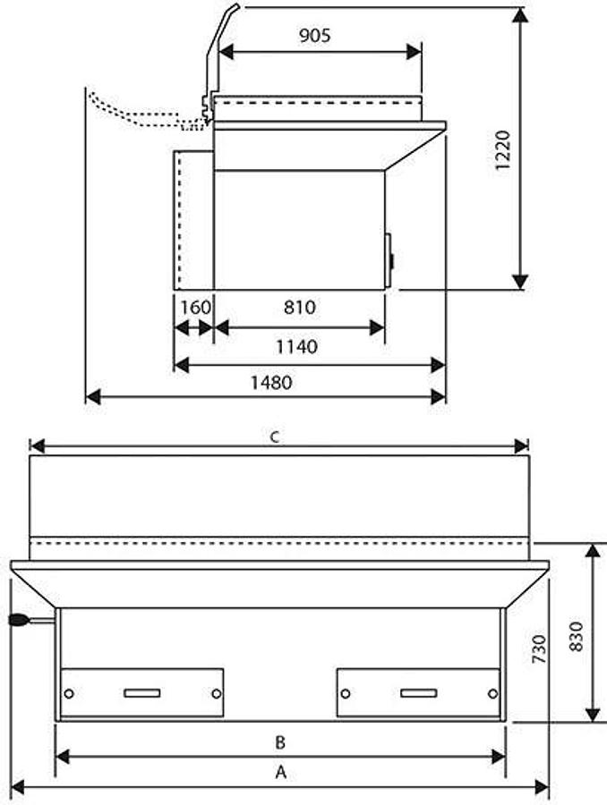 Gebraucht Schuko Schleifstaub-Absaugtisch