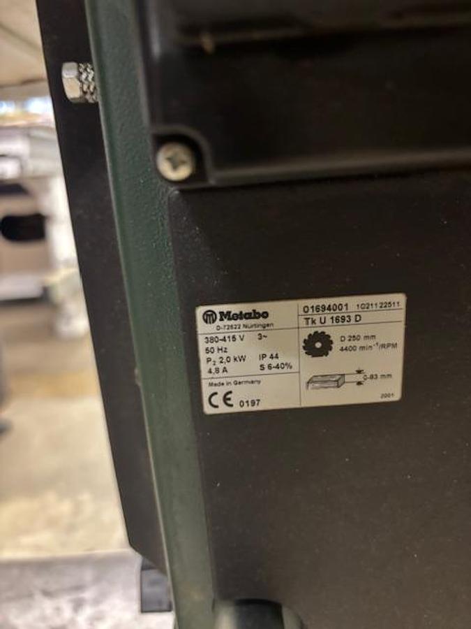 Gebraucht Metabo Magnum TKK 1693D