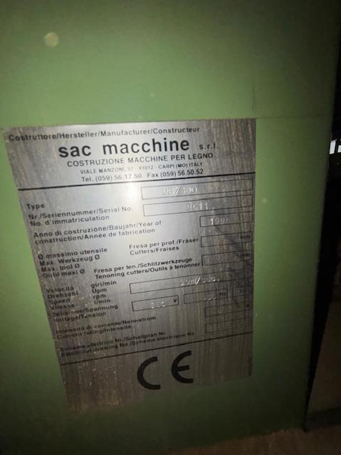 Gebraucht SAC PS 300 Langbandschleifmaschine