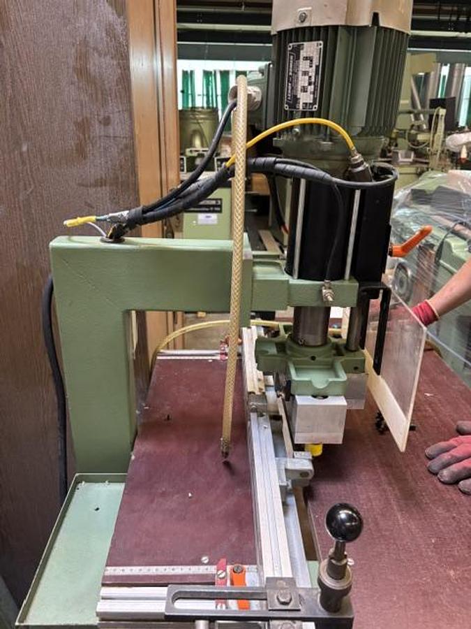 Gebraucht Gannomat Gannomat Langlochbohrmaschine / Dübelbohrmaschine mit Leroy-Somer-Motor