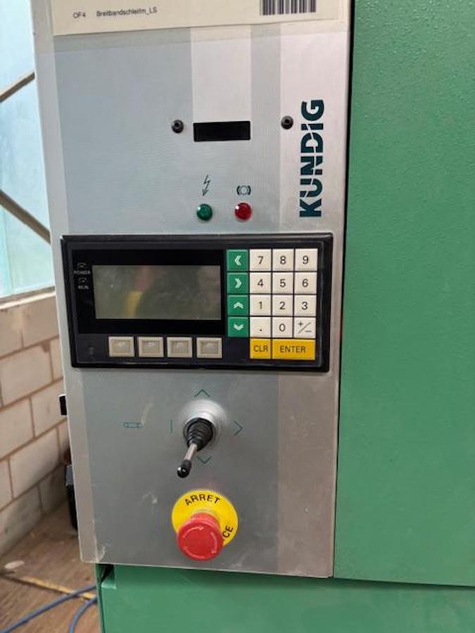Gebraucht Kündig Breitbandschleifmaschine Duplex 1100