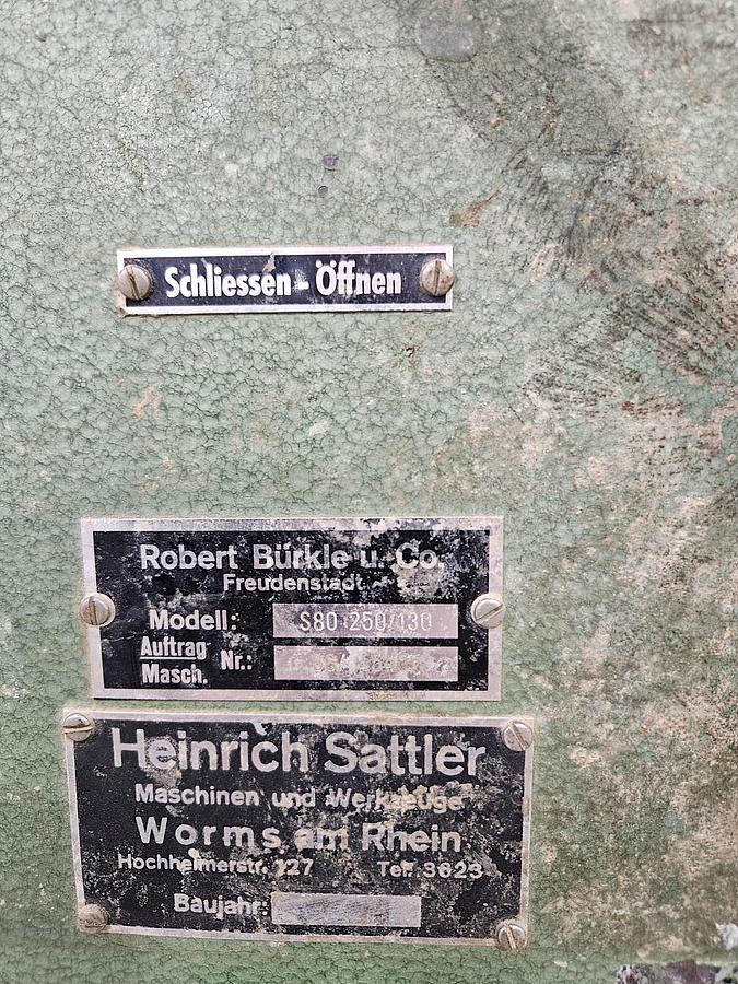 Gebraucht Bürkle Furnierpresse S 80