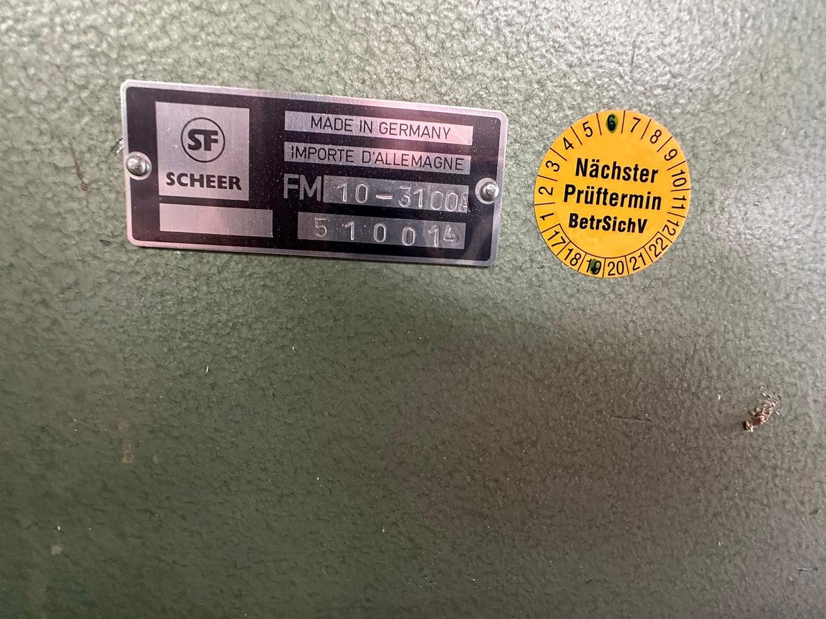Gebraucht Scheer FM 10-3100 A liegend