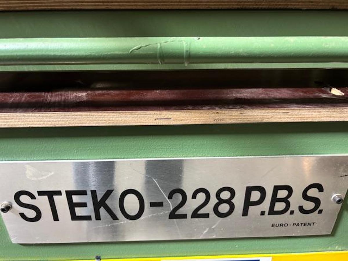 Gebraucht Steko Kombinierte Furnierpresse, Langbandschleifmaschine & Furniersäge