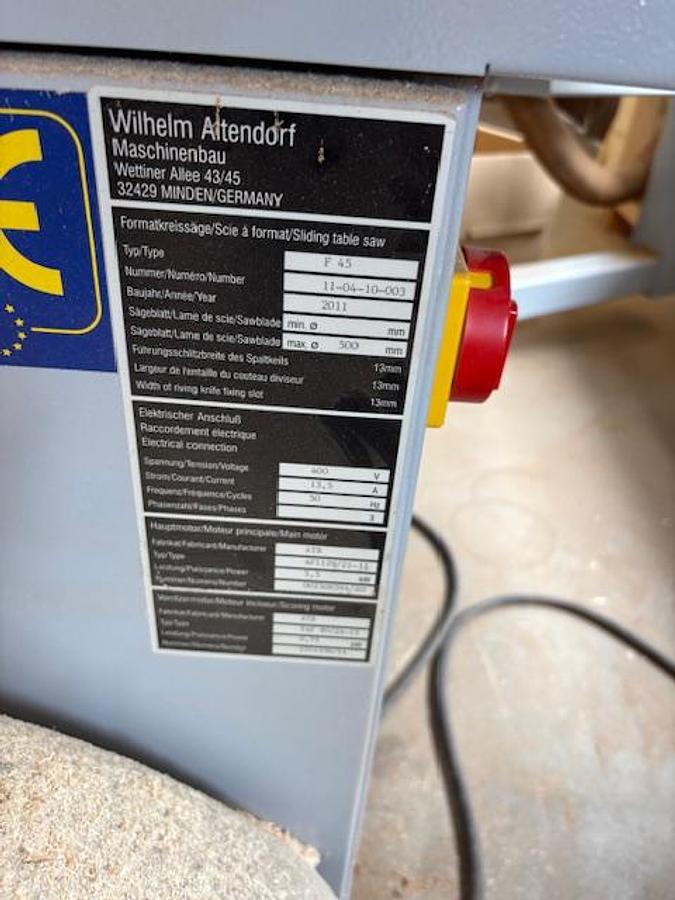Gebraucht Altendorf F45 Formatkreissäge