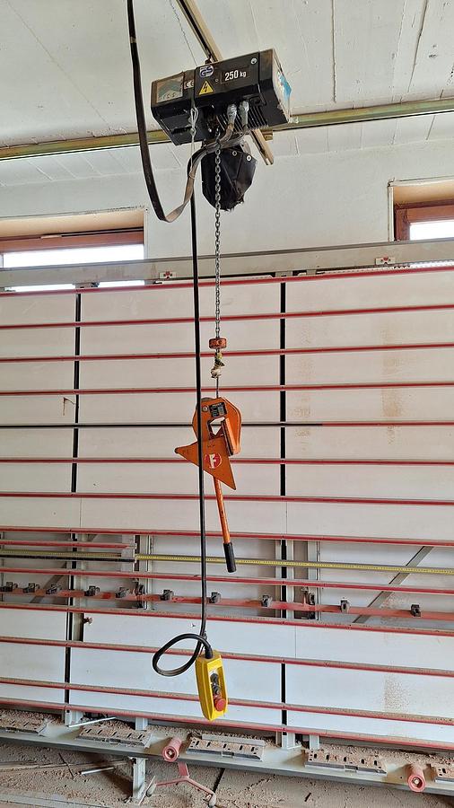 Gebraucht Fezer Plattengreifer mit elektr. Kettenzug PS 5
