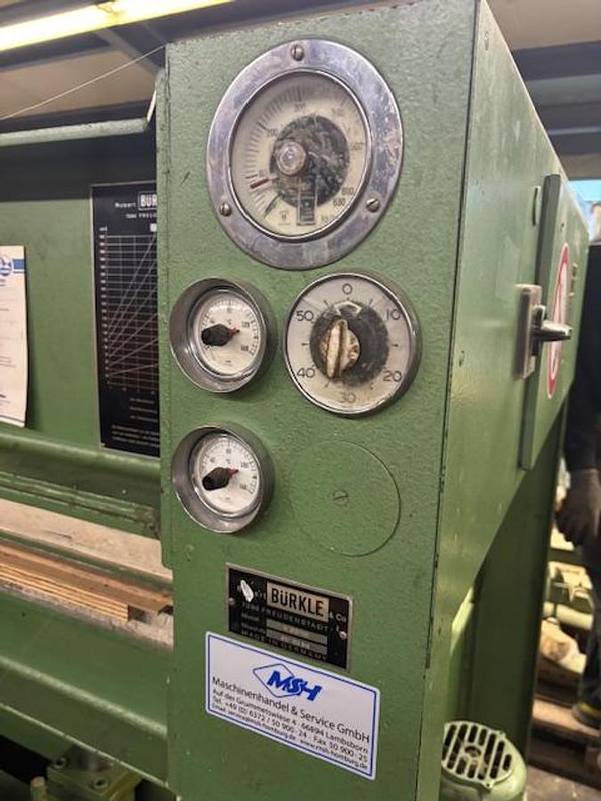 Gebraucht Bürkle Furnierpresse