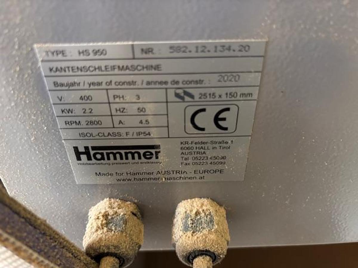 Gebraucht Hammer Kantenschleifmaschine