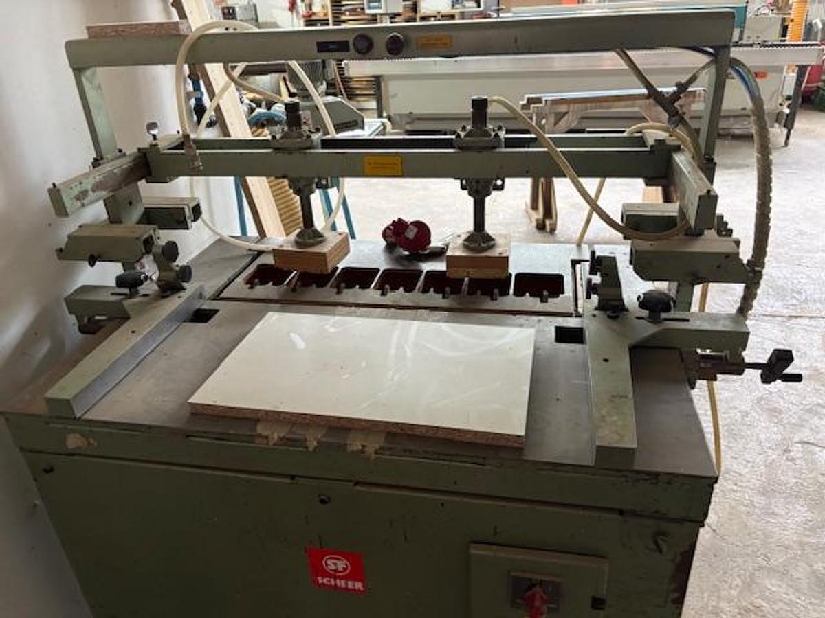 Gebraucht Scheer Lochreihenbohrmaschine