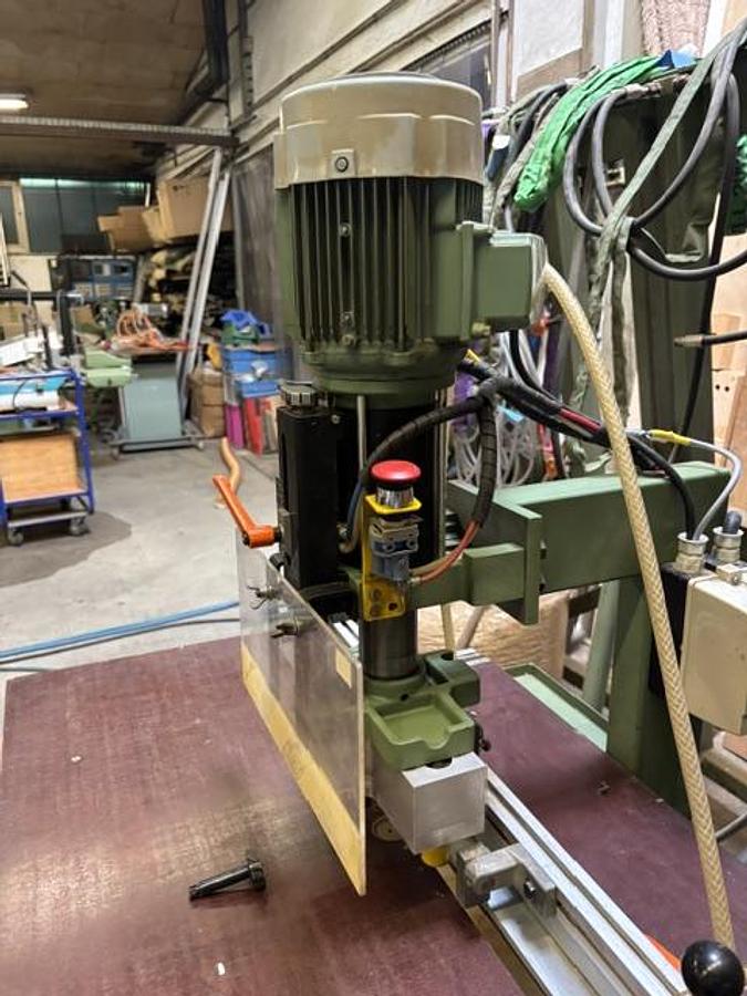 Gebraucht Gannomat Gannomat Langlochbohrmaschine / Dübelbohrmaschine mit Leroy-Somer-Motor