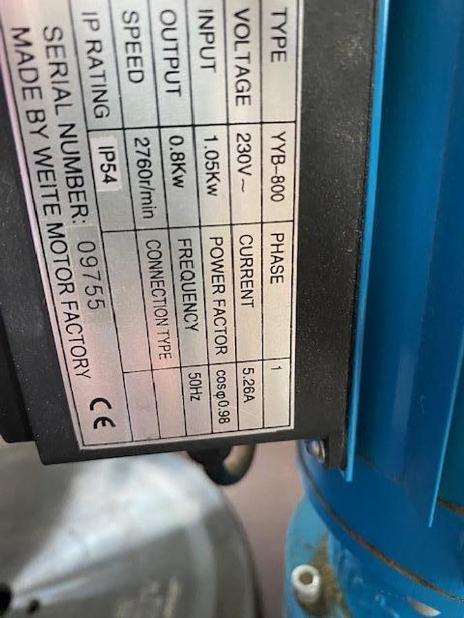 Gebraucht Topfbandbohrmaschine Blue Max mini Bohrmaschine in kompakter Bauweise mit Handhebel