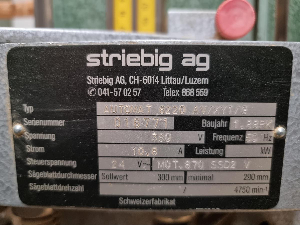 Gebraucht Striebig Plattensäge Automat 6220