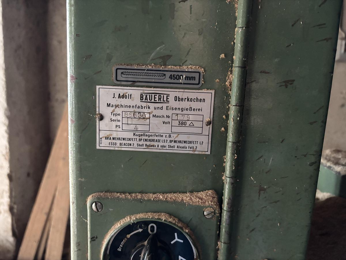 Gebraucht Bäuerle Tischbandsäge BS 630 Serie D