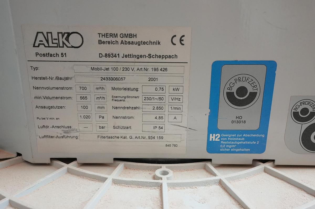 Gebraucht Alko Absaugung