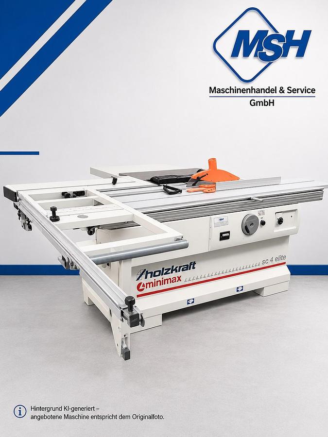 Gebraucht Holzkraft/SCM Formatkreissäge minimax sc 43 elite
