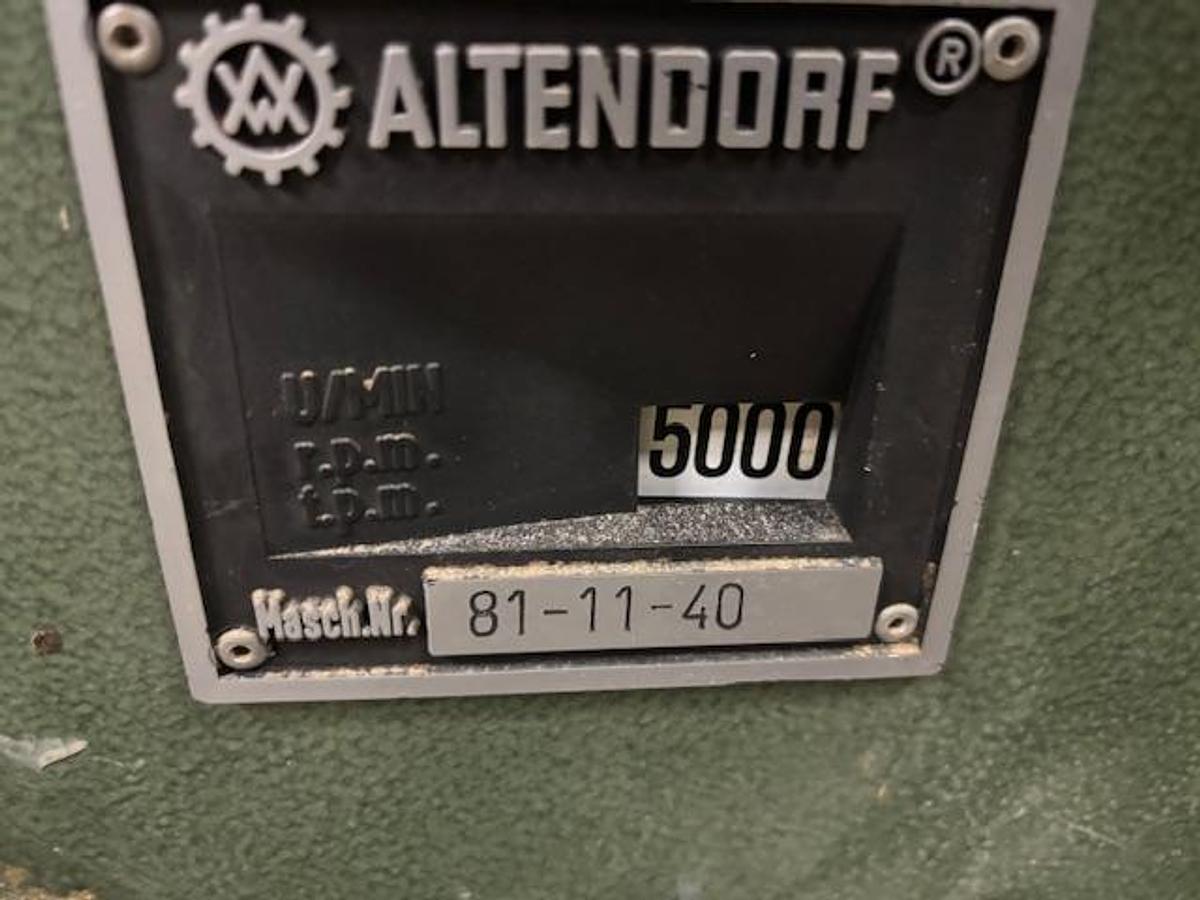 Gebraucht 1981 Altendorf Formatkreissäge