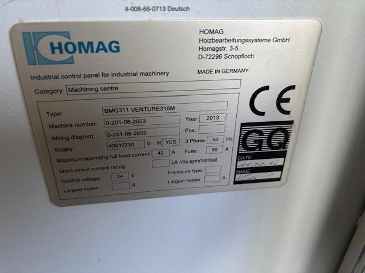 Gebraucht HOMAG CNC BMG 311 Venture 316 M
