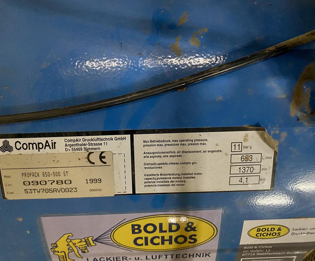 Gebraucht CompAir Kolbenkompressor