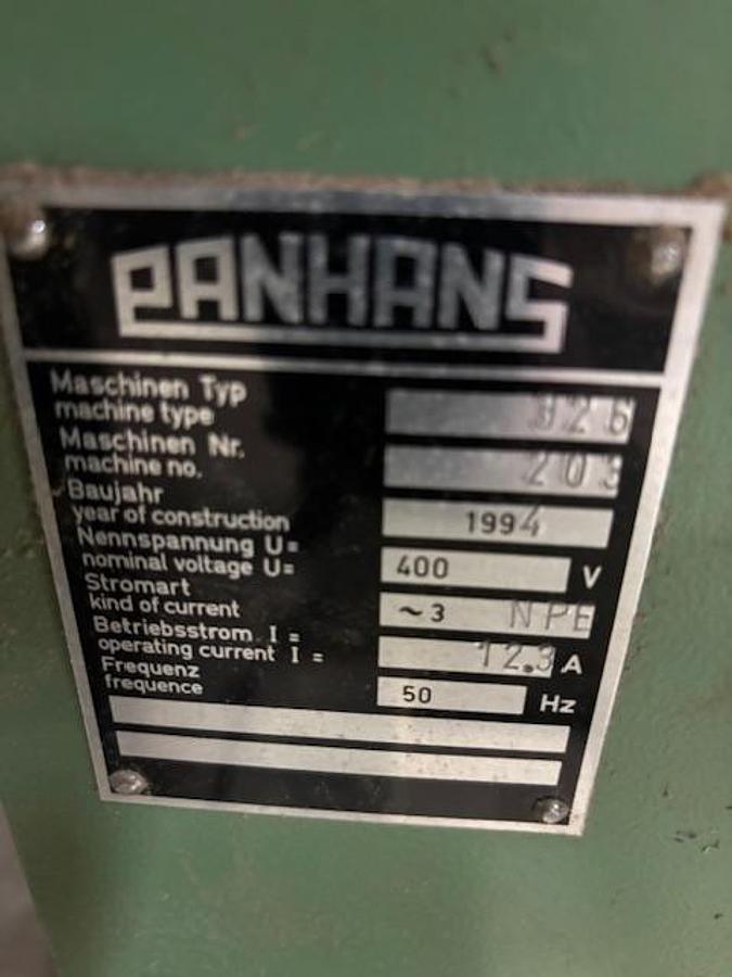 Gebraucht Panhans Abrichthobelmaschine