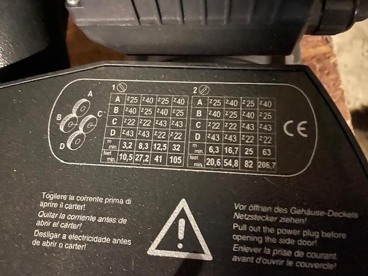 Gebraucht Paoloni Fimal Tischfräse TX 160 L