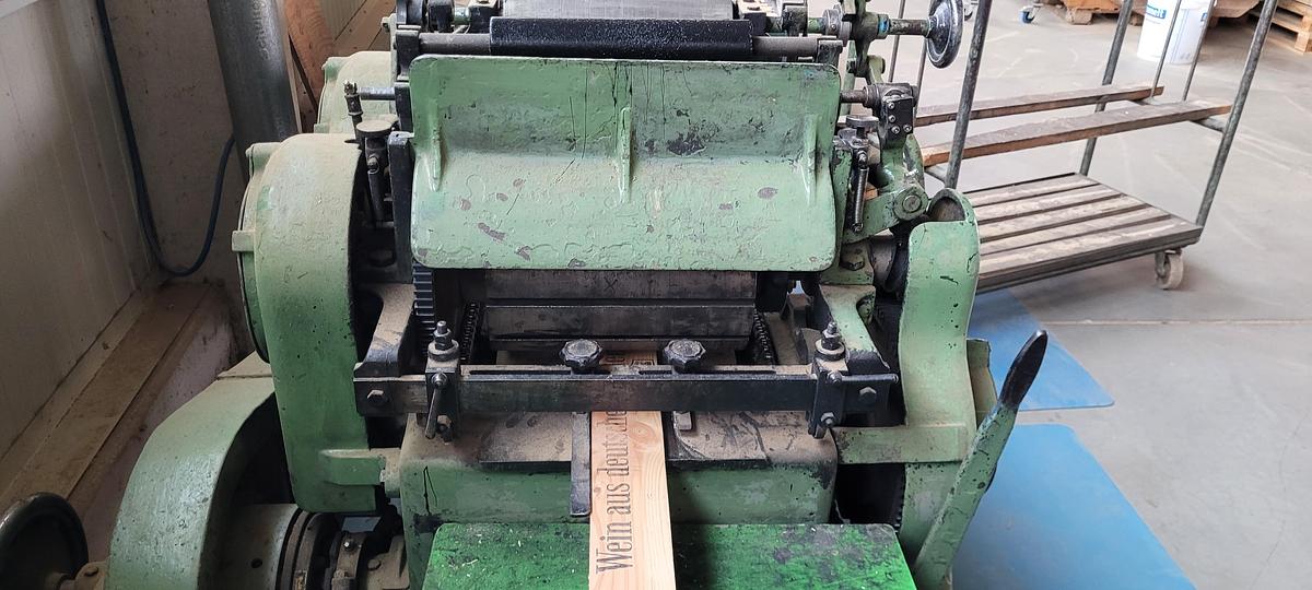 Gebraucht Bohm & Kruse Durchlauf-Druckmaschine für Holzkisten