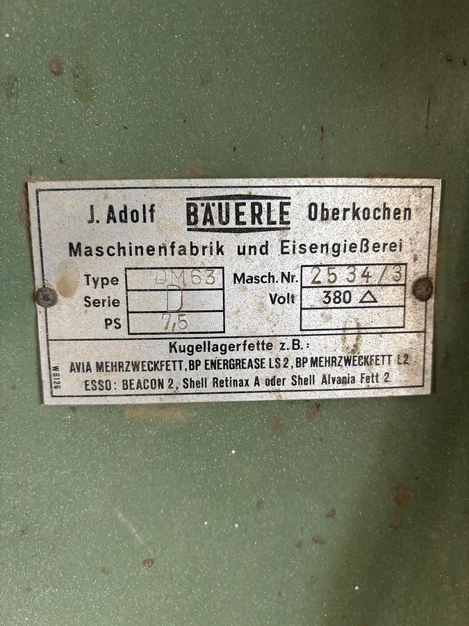 Gebraucht Bäuerle Dickenhobelmaschine DM 63