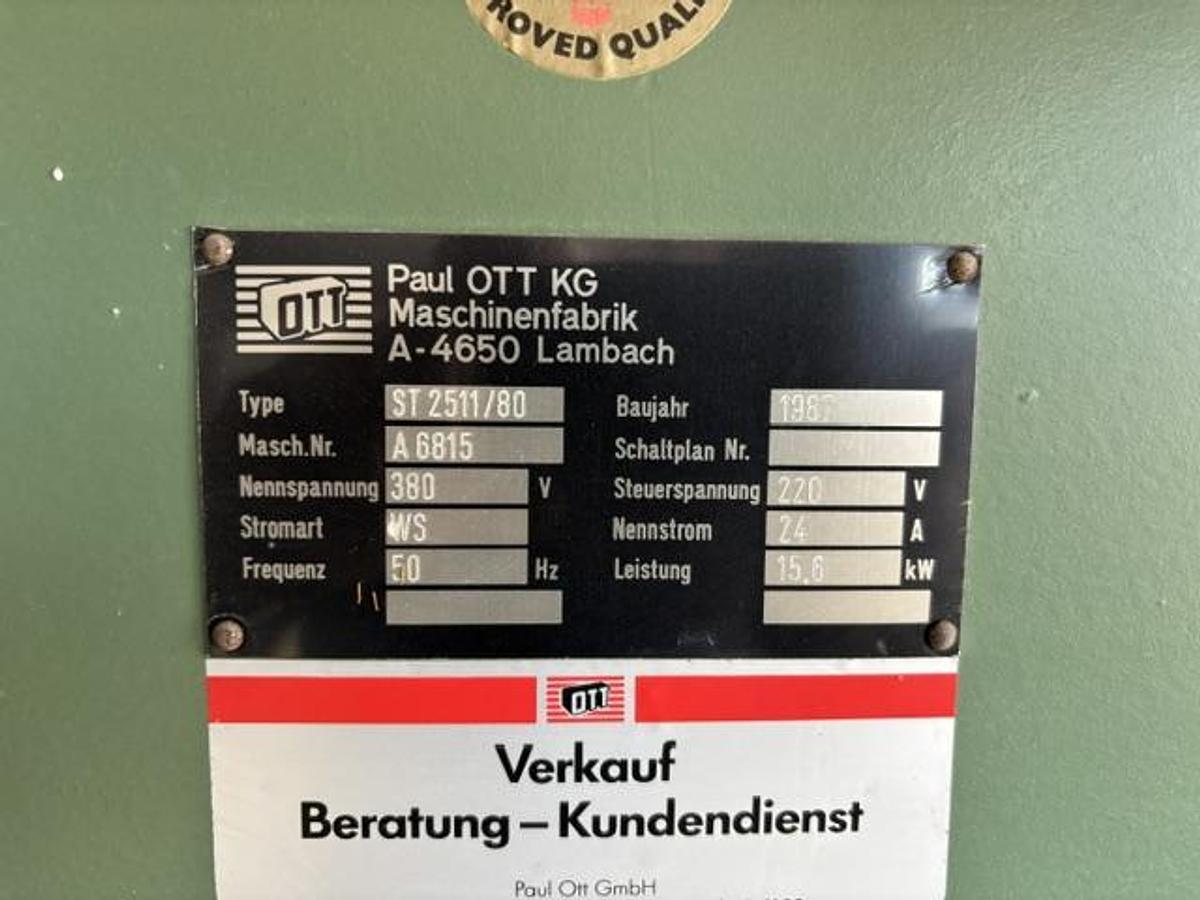 Gebraucht OTT Furnierpresse ST 2511/80