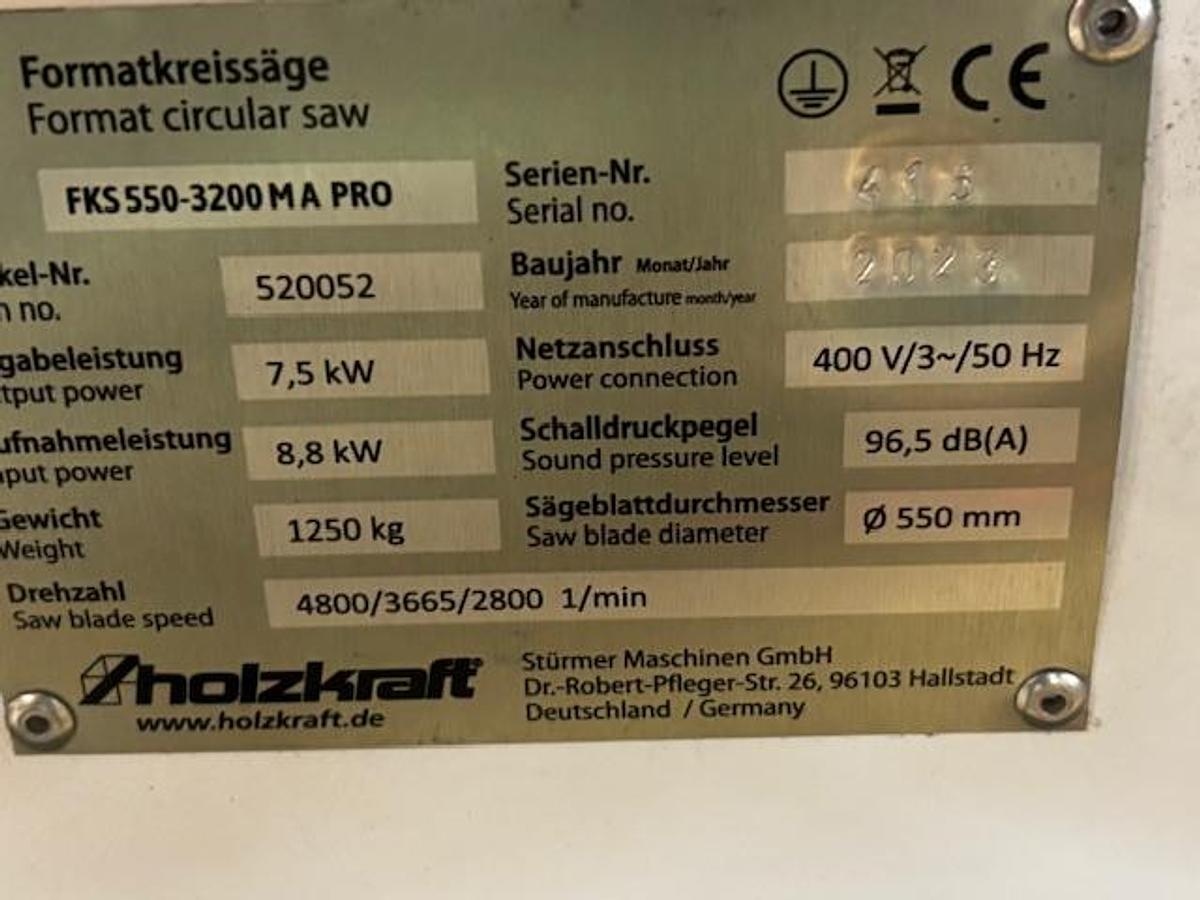 Gebraucht Stürmer FKS 550-3200 M A PRO