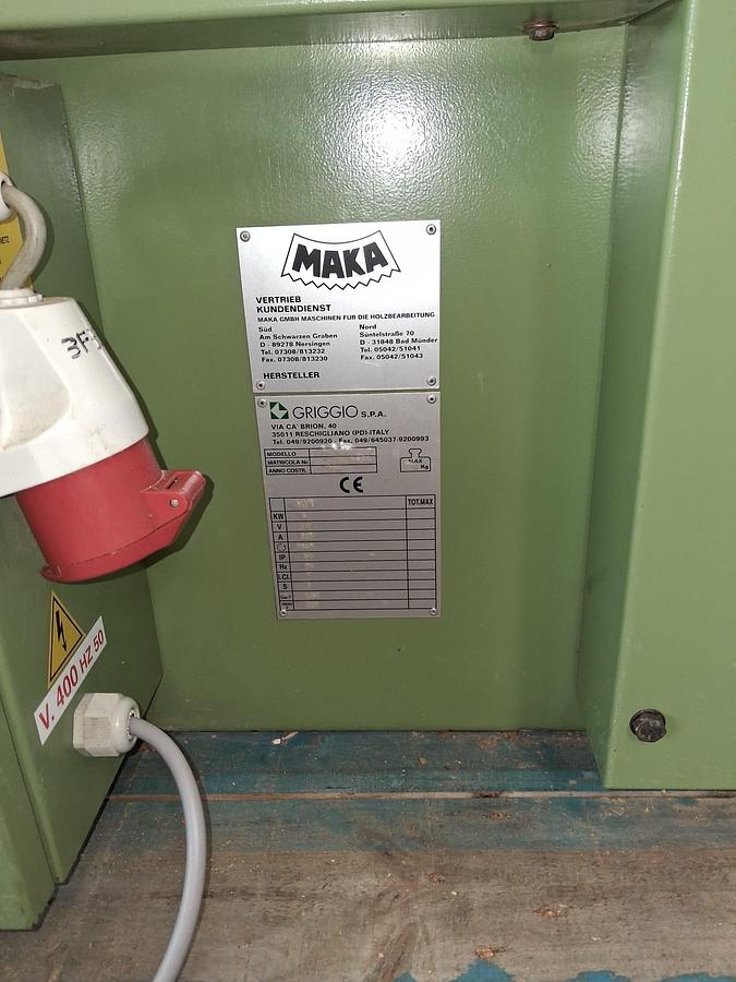 Gebraucht Maka/Griggio Abrichthobel AH 430