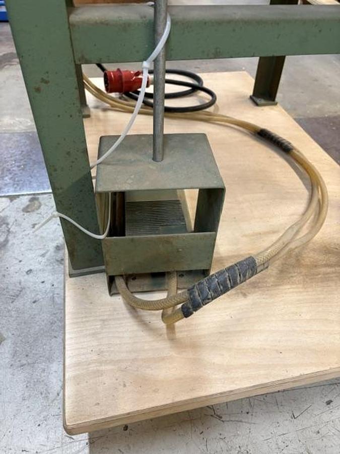 Gebraucht Gannomat  Gannomat Langlochbohrmaschine / Dübelbohrmaschine mit Leroy-Somer-Motor
