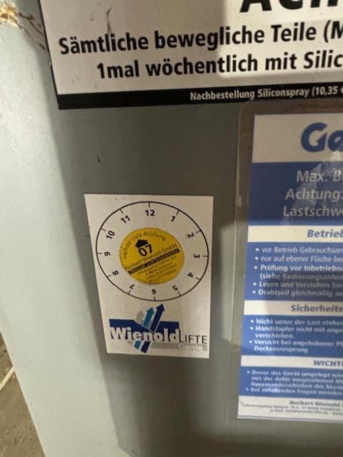 Gebraucht Wienold Montage-Lift