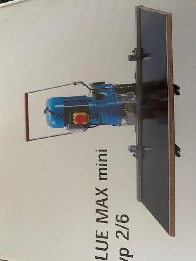 Gebraucht Topfbandbohrmaschine Blue Max mini Bohrmaschine in kompakter Bauweise mit Handhebel