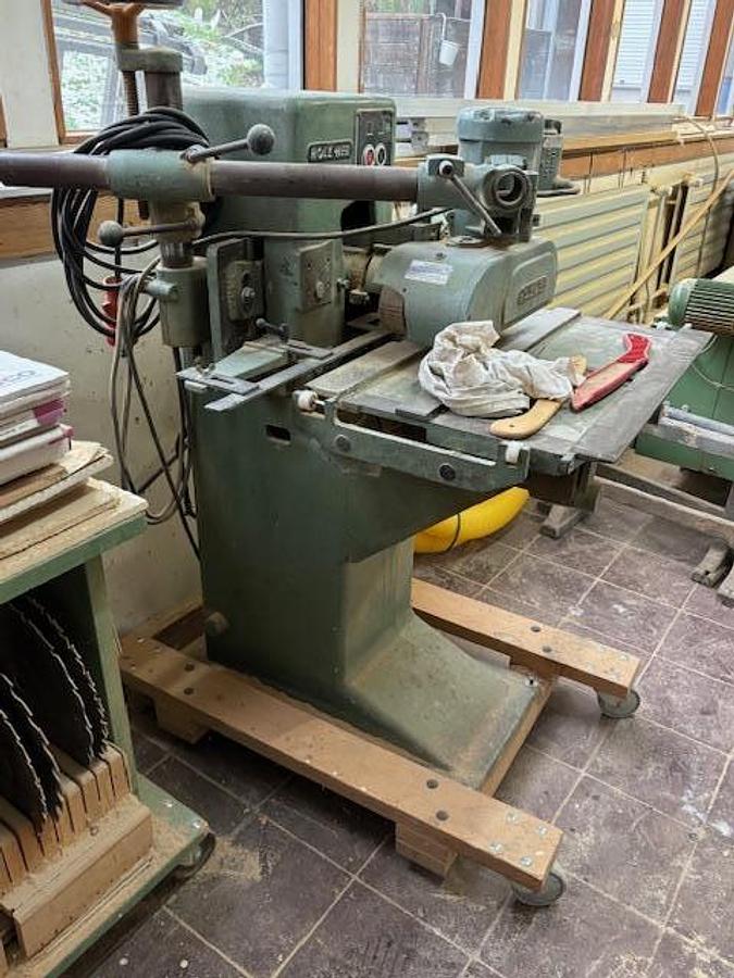 Gebraucht Umleimerfräse mit Holz Her 3 Rollen Vorschub