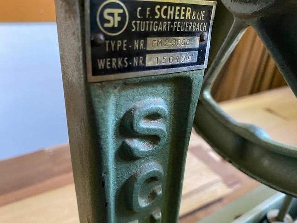 Gebraucht Scheer Furniersäge