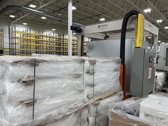 Used 2010 BBC Industries Dual Force Series S75454 Pallet Shrink Wrap