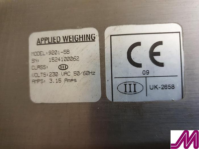 Used Applied Weighing Stainless Steel Portable Scales