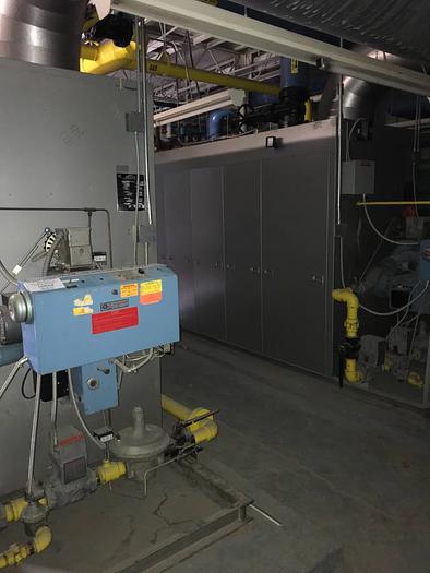 Used 165 HP Bryan Flexible Tube 50 PSI Steam Boiler 1988 Model RV550-W-FDG