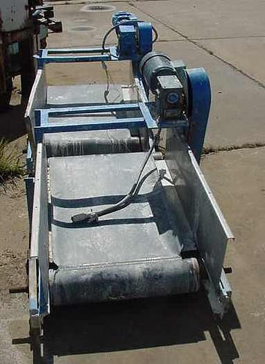 Used 23.5" WIDE X 26" LONG BELT CONVEYOR - 1 HP GEAR REDUCED DRIVE (2 AVAILABLE)