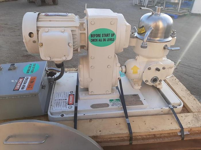 Used Centrifuge, Disc, Separator, Westfalia, Mdl TA1-01-525 #S743762