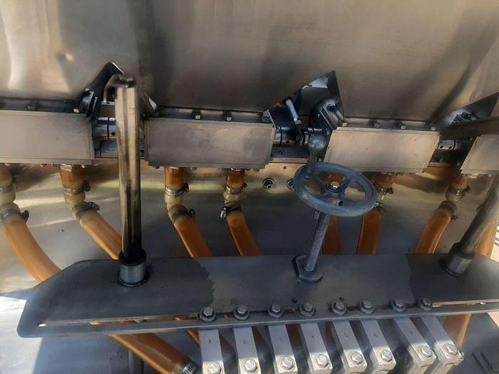 Used Filler, Piston, 8-Head, S/st, Inline, 16 Ounces #S744549